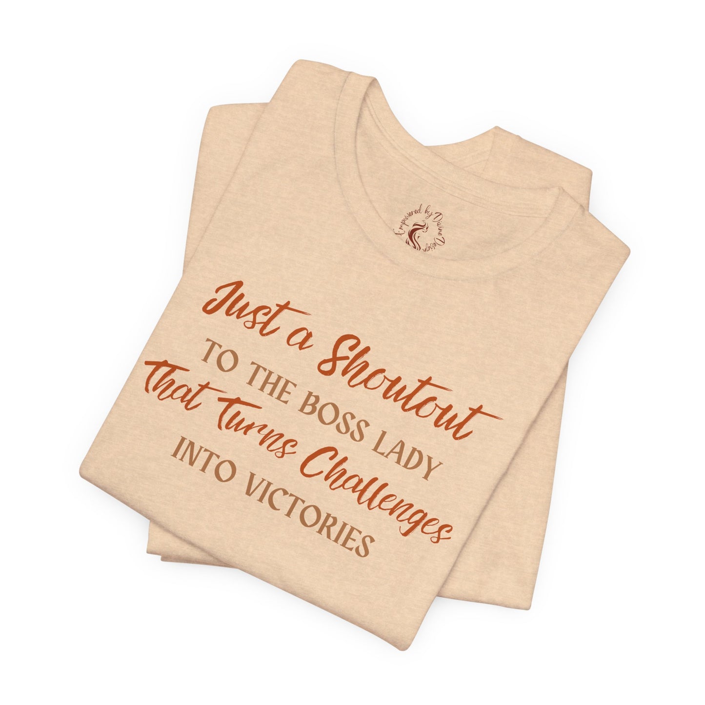 Oasis Creations Boss Lady Victories Jersey Short Sleeve Tee